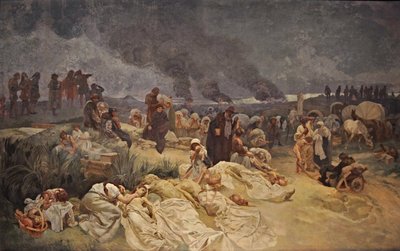 Petr Chelcicky en Vodnany El ciclo La Epopeya Eslava de Alphonse Mucha