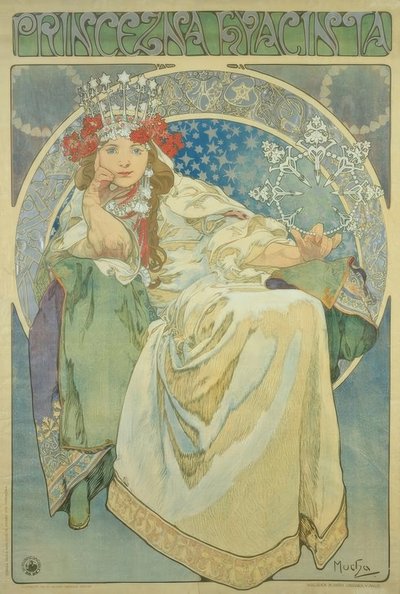 Princesa Jacinta de Alphonse Mucha