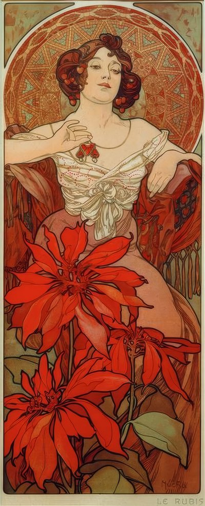 Rubí de Alphonse Mucha