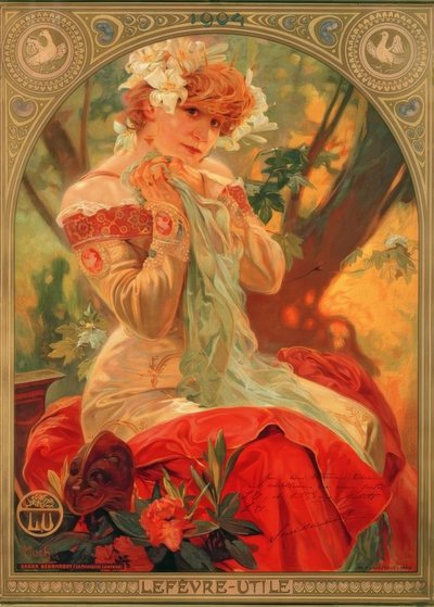 Sarah Bernhardt de Alphonse Mucha
