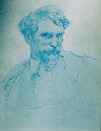 Autorretrato de Alphonse Mucha