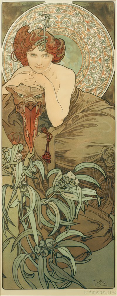 Esmeralda de Alphonse Mucha