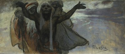 Estudio para la Epopeya Eslava de Alphonse Mucha