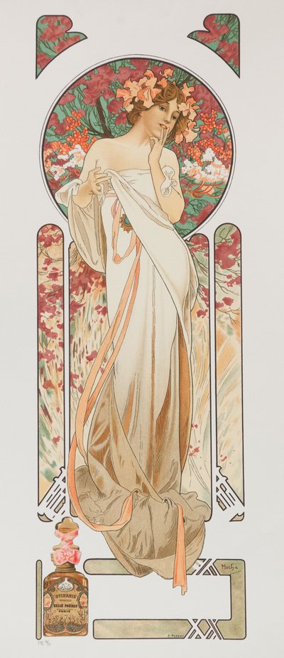 Esencia de Sylvanis, 1899 de Alphonse Mucha