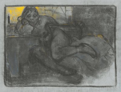 El bebedor de absenta, 1900-1905 de Alphonse Mucha
