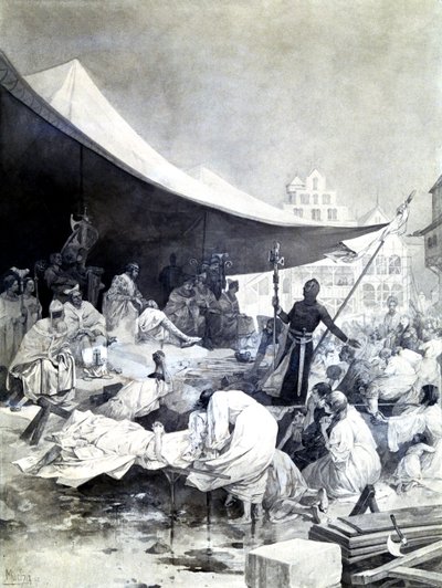 La Cruz, c1900-1939 de Alphonse Mucha