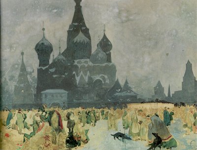 La emancipación de los siervos rusos Estudio para La epopeya eslava, 1914 de Alphonse Mucha