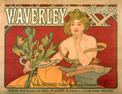 Ciclos Waverley de Alphonse Mucha