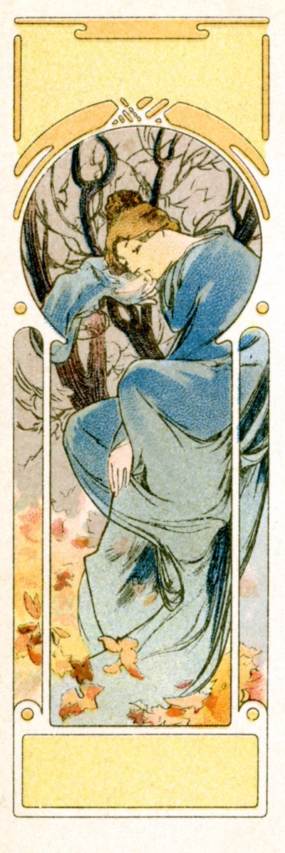Invierno de Alphonse Mucha
