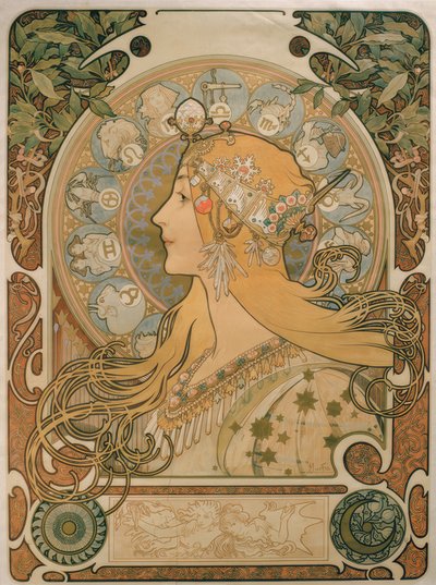 Zodiaco de Alphonse Mucha