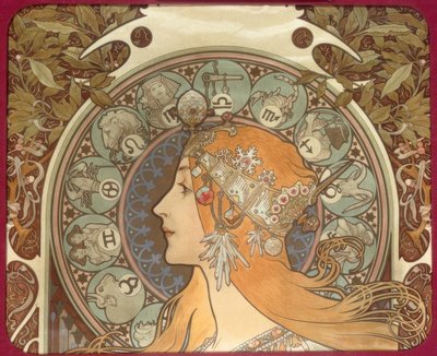 Zodiaco de Alphonse Mucha