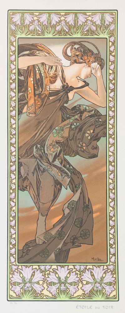 Étoile Du Soir La Estrella Vespertina, 1902 de Alphonse Mucha