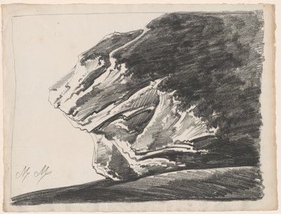 Una formación rocosa extraña de Alphonse Nicolas Michel Mandevare