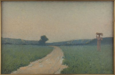 El camino del campo por la mañana de Alphonse Osbert