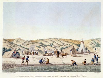 Baie des Chiens Marins, Nueva Holanda: El campamento de l