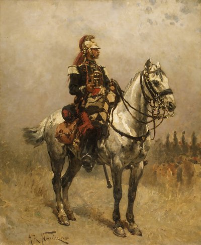 Un jinete, 1884 de Alphonse de Neuville