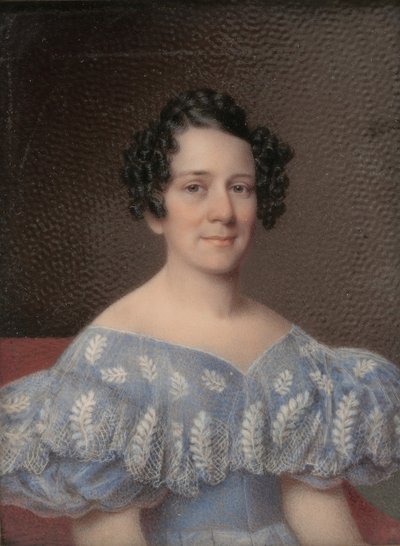 Retrato de una dama, ca. 1835 de Alvan Clark