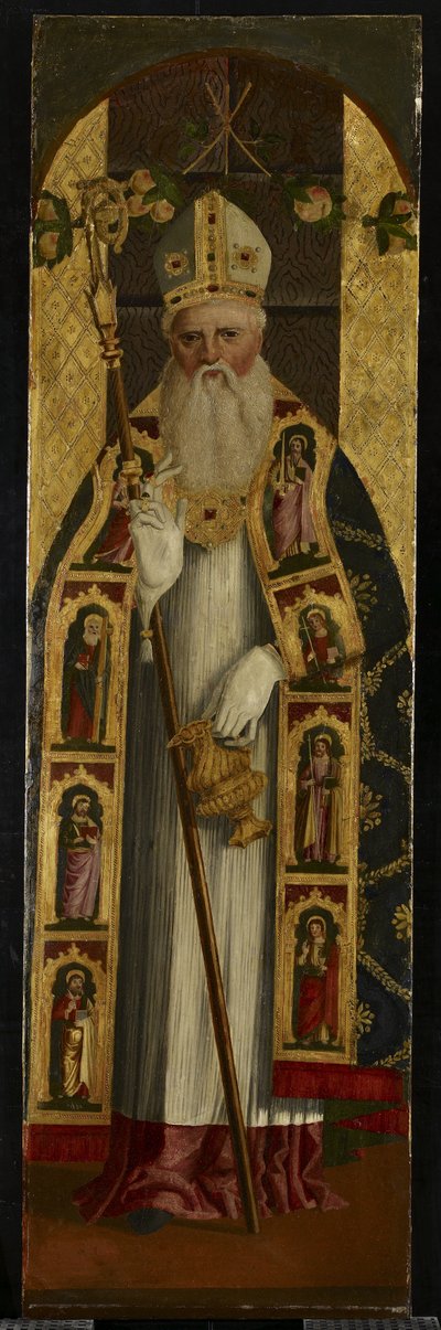 Un obispo santo, finales del siglo XV de Alvise Vivarini
