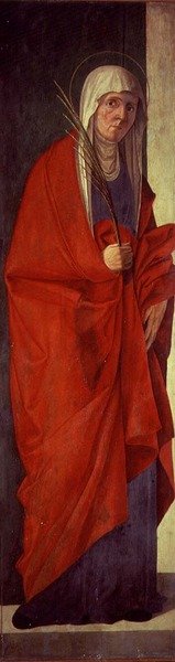 Mártir femenina, c.1485-90 de Alvise Vivarini