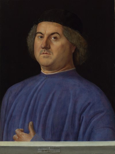 Retrato de un hombre, 1497 de Alvise Vivarini
