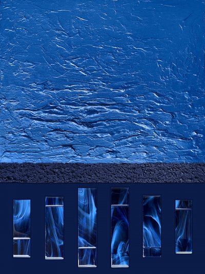 Flujo de humo azul abstracto de Alyson Storms