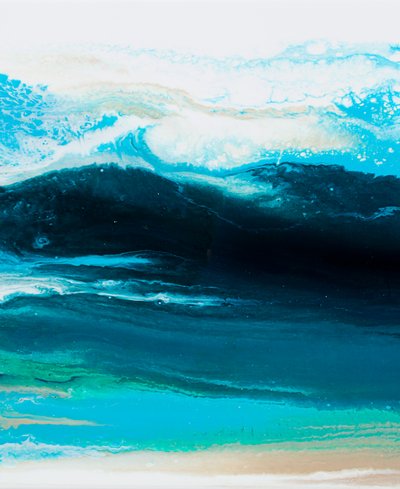 Olas oceánicas abstractas de Alyson Storms
