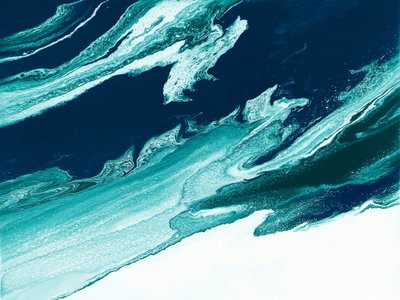 Olas oceánicas abstractas de Alyson Storms