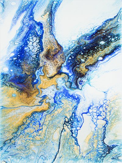 Flujo azul dorado de Alyson Storms