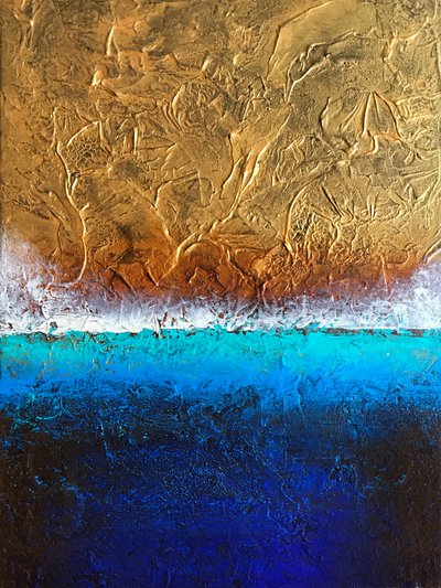 Horizonte azul dorado de Alyson Storms