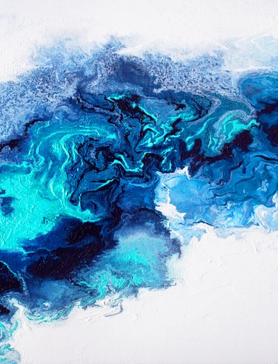 Azules oceánicos en remolino de Alyson Storms