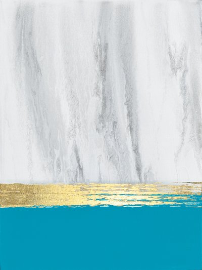 Horizonte verde azulado y dorado de Alyson Storms