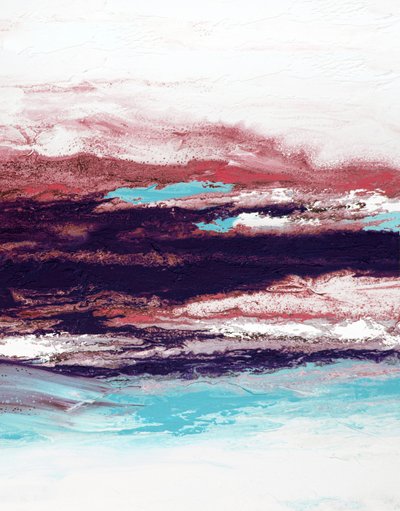 Paisaje abstracto lleno de vida de Alyson Storms