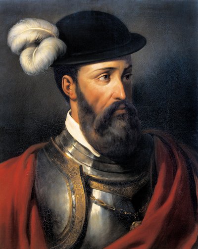 Retrato de Francisco Pizarro de Amable Paul Coutan