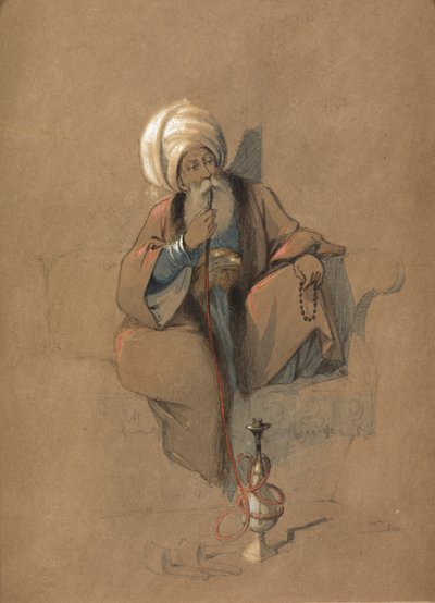 Un fumador de Huqqa de Amadeo Preziosi