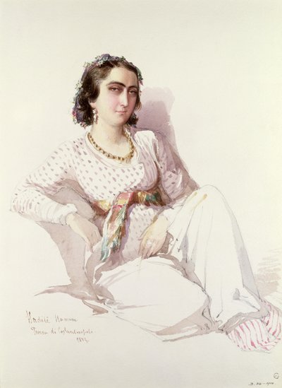 Hadice Hanim - dama de Estambul de Amadeo Preziosi