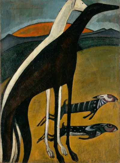 Galgos, c.1911 de Amadeu de Souza Cardoso
