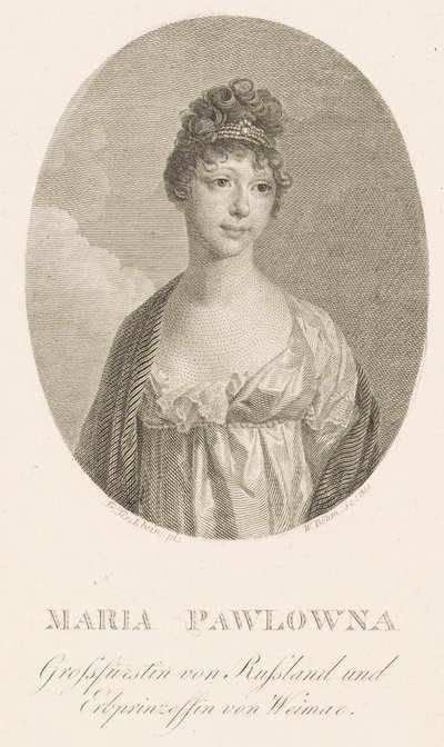Gran Duquesa María Pavlovna de Rusia, Gran Duquesa de Sajonia-Weimar-Eisenach de Amadeus Wenzel Boehm