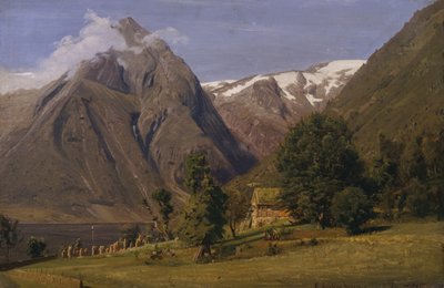 Día de verano, Balestrand de Amaldus Nielsen