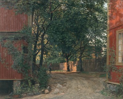 Llega el periódico de la tarde de Amaldus Nielsen