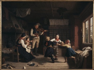 Noche de domingo en una granja de Dalarna de Amalia Lindegren