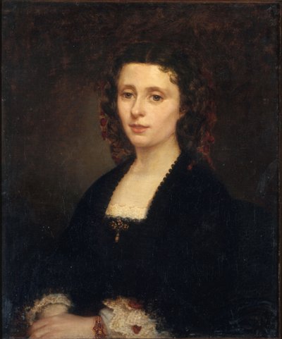 Retrato de Athénaïs Mialaret 1826-1899, 1855 de Amandine Parrot