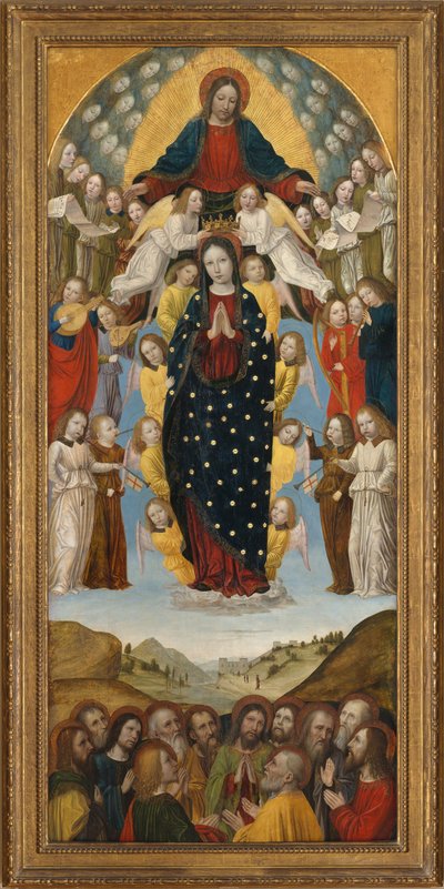 La Asunción de la Virgen de Ambrogio Bergognone