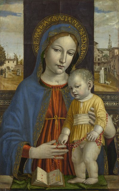 La Virgen y el Niño de Ambrogio Bergognone