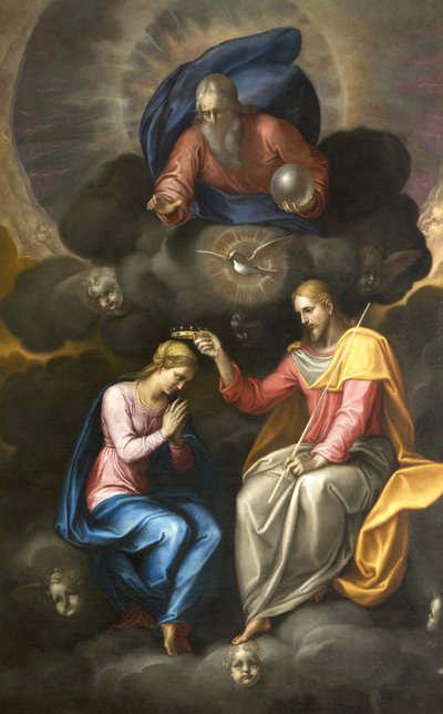 Coronación de la Virgen de Ambrogio Giovanni Figino
