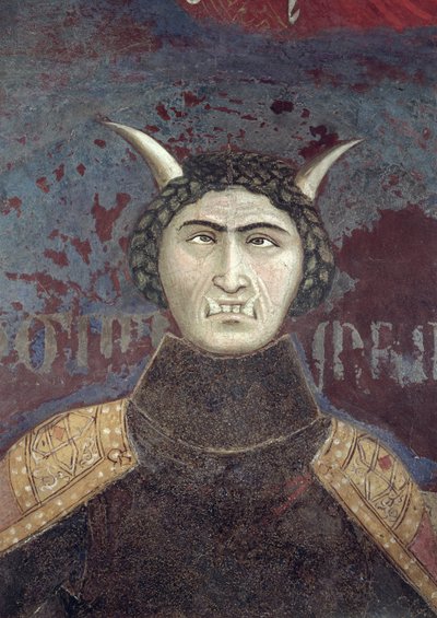 Alegoría del Mal Gobierno (detalle de la Tiranía) de Ambrogio Lorenzetti