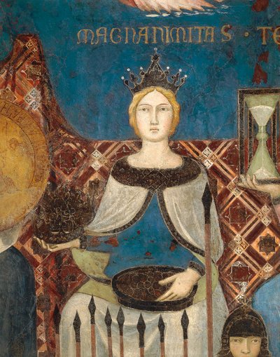 Alegoría del buen gobierno, magnanimidad y generosidad (detalle) de Ambrogio Lorenzetti