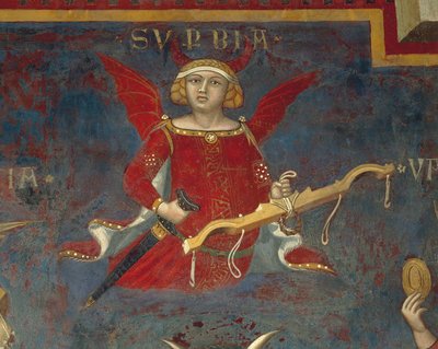 Alegoría del mal gobierno (detalle) de Ambrogio Lorenzetti