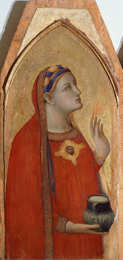María Magdalena (detalle) de Ambrogio Lorenzetti
