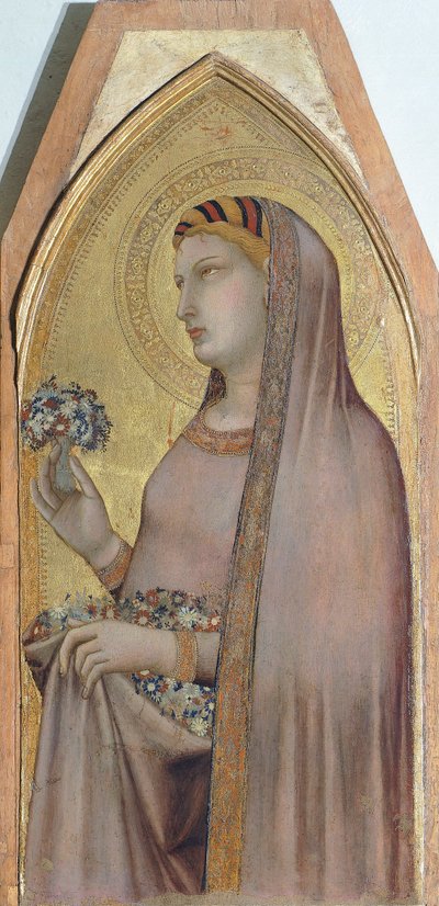 Santa Dorotea (detalle) de Ambrogio Lorenzetti