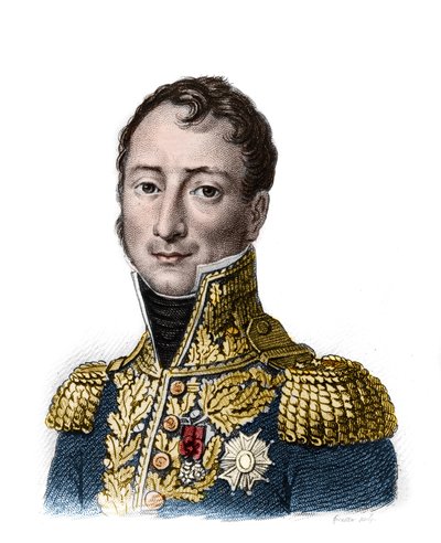 Auguste Jean Gabriel CAULAINCOURT (Jean-Gabriel) (1777-1812) - Grabado por Ambroise Tardieu en 1818. de Ambroise Tardieu